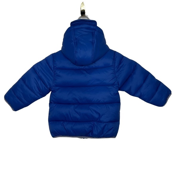 mayoral Puffer Jacket Royal Blue 12 Months The North Face Reversible Beanie Lot - Picture 15 of 17